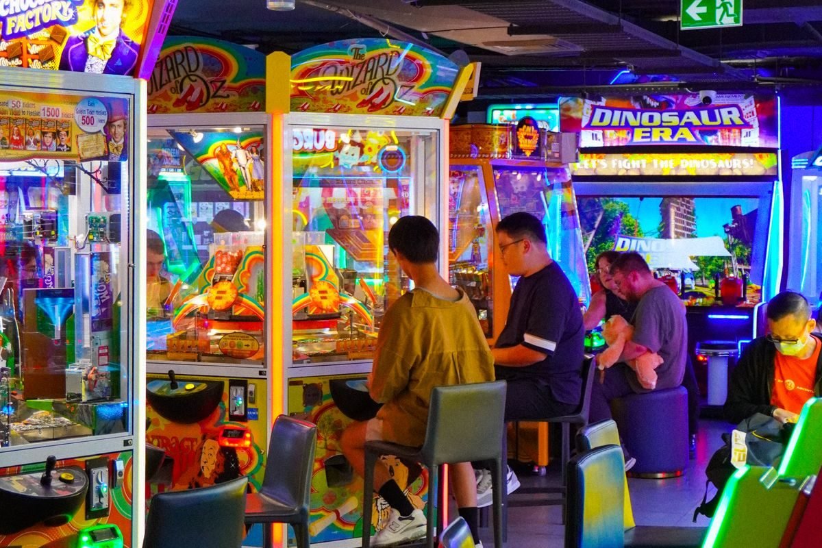 Family entertainment centre interior